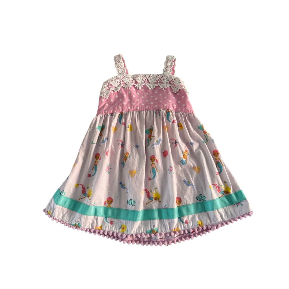 Matilda Jane Lets Go Together Mermaid Mania Tunic. Girl’s Size 6